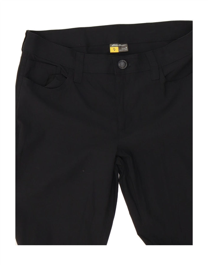 EDDIE BAUER Womens Slim Casual Trousers US 6 Medium W30 L30 Black Vintage Eddie Bauer and Second-Hand Eddie Bauer from Messina Hembry 
