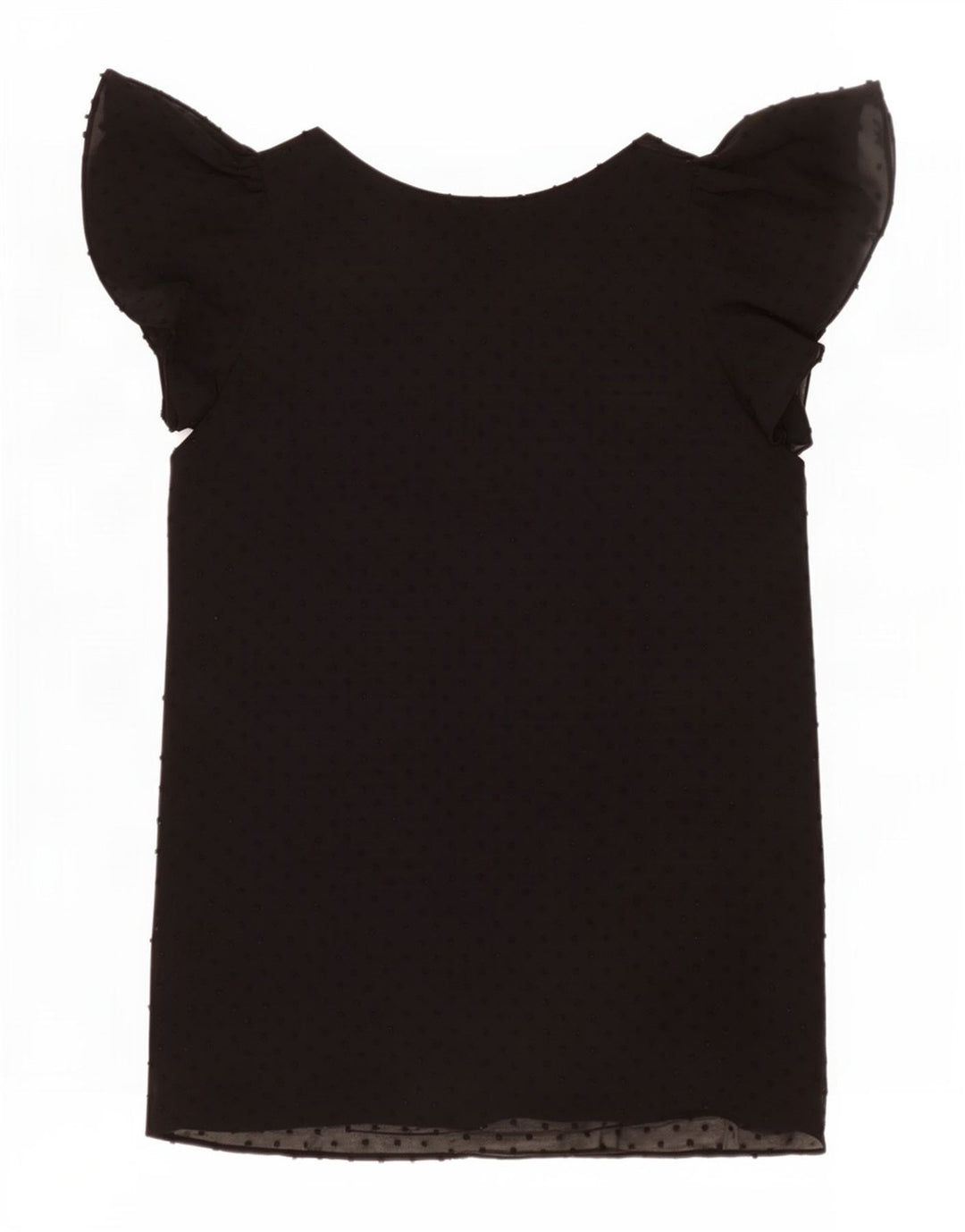 Zara Womens Basic Dress UK 10 Small Black Spotted Polyester