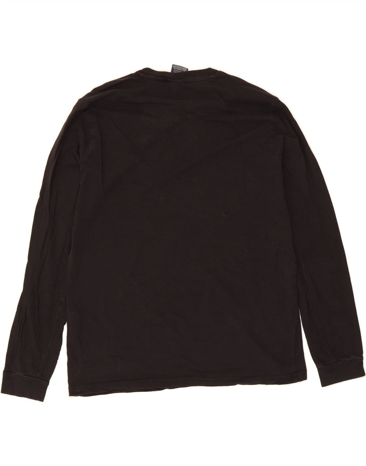 CHAMPION Mens Top Long Sleeve Medium Black Cotton Vintage Champion and Second-Hand Champion from Messina Hembry 