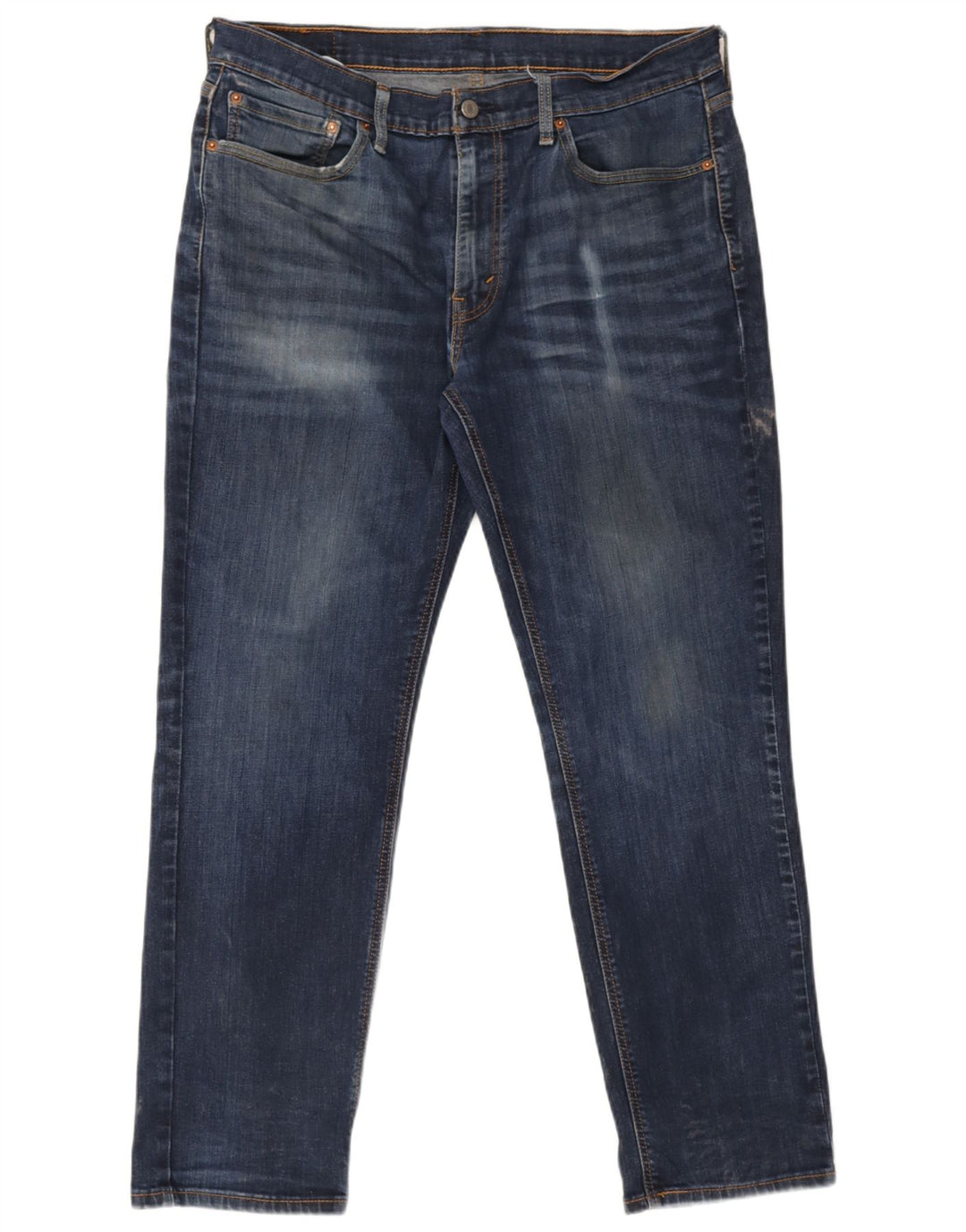 Levi's Herre 541 Slim Jeans W36 L32 Marineblå Bomuld