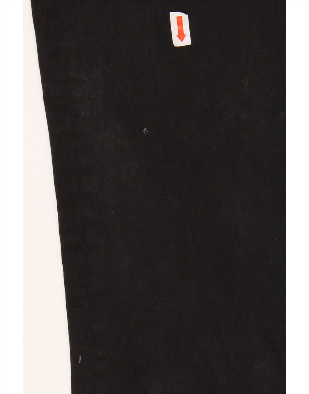 CALVIN KLEIN Womens Khakis Straight Cropped Trousers W26 L25 Black