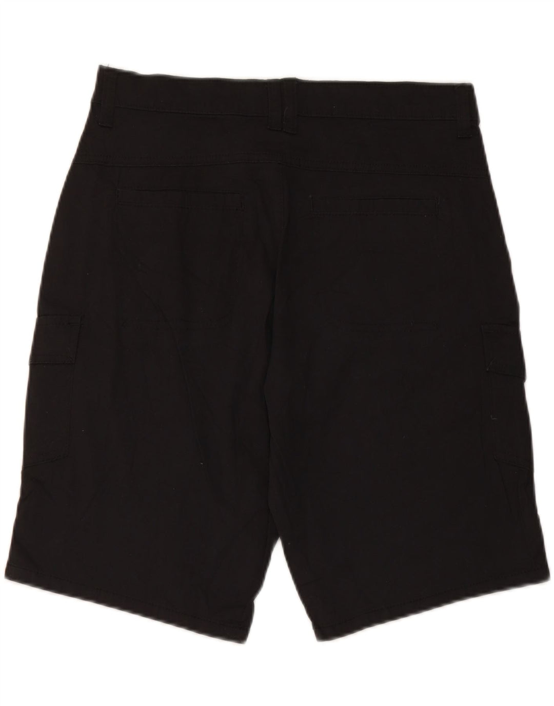 Lee Womens Mid Rise Cargo Shorts US 6 Medium W30 Black Bomuld
