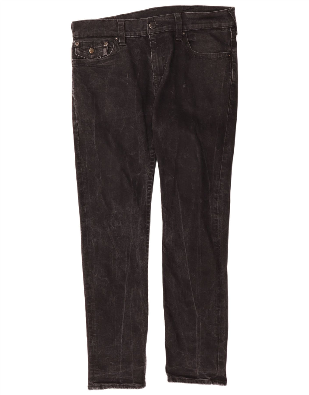 True Religion Herre Slim Jeans W34 L31 Sort Bomuld