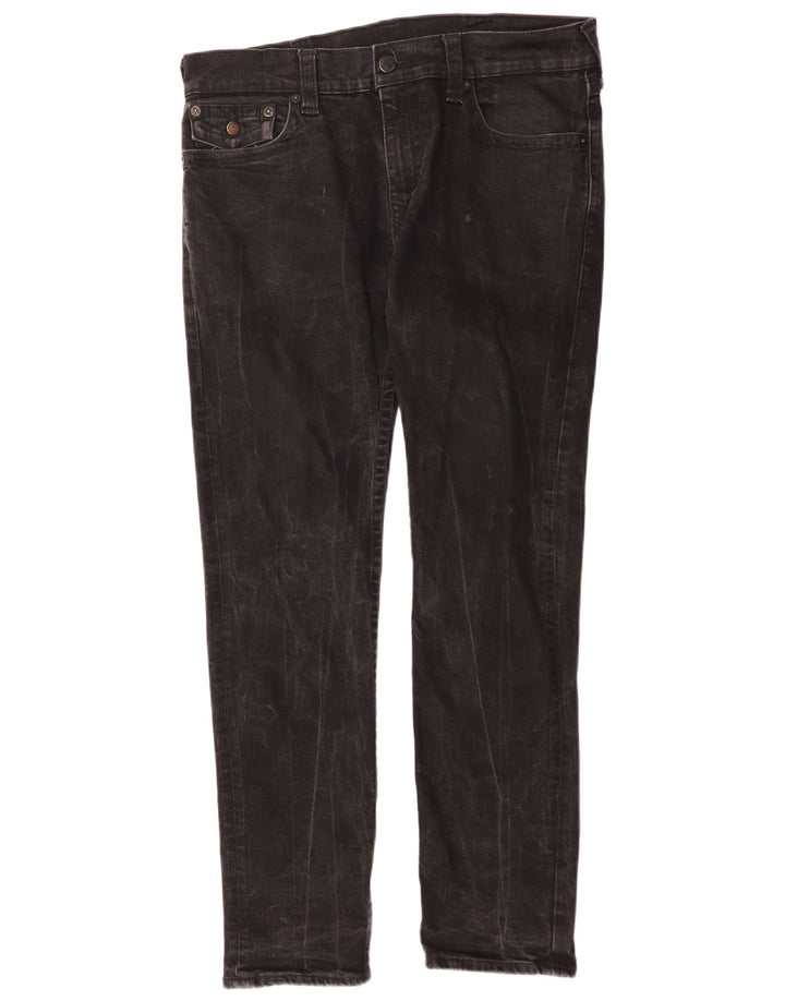 True Religion Herre Slim Jeans W34 L31 Sort Bomuld