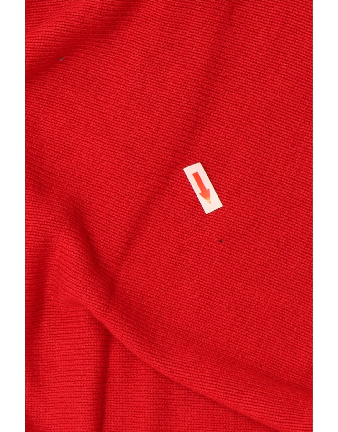MICHAEL KORS Dame Boat Neck Jumper Sweater UK 16 Large Red Bomuld