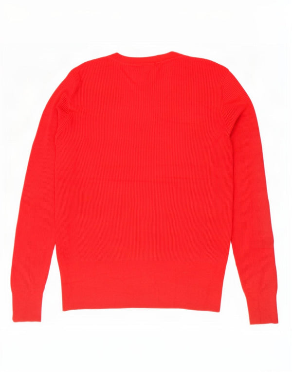 Marks & Spencer Dame sweater med rund hals DK 20 2XL Rød viskose