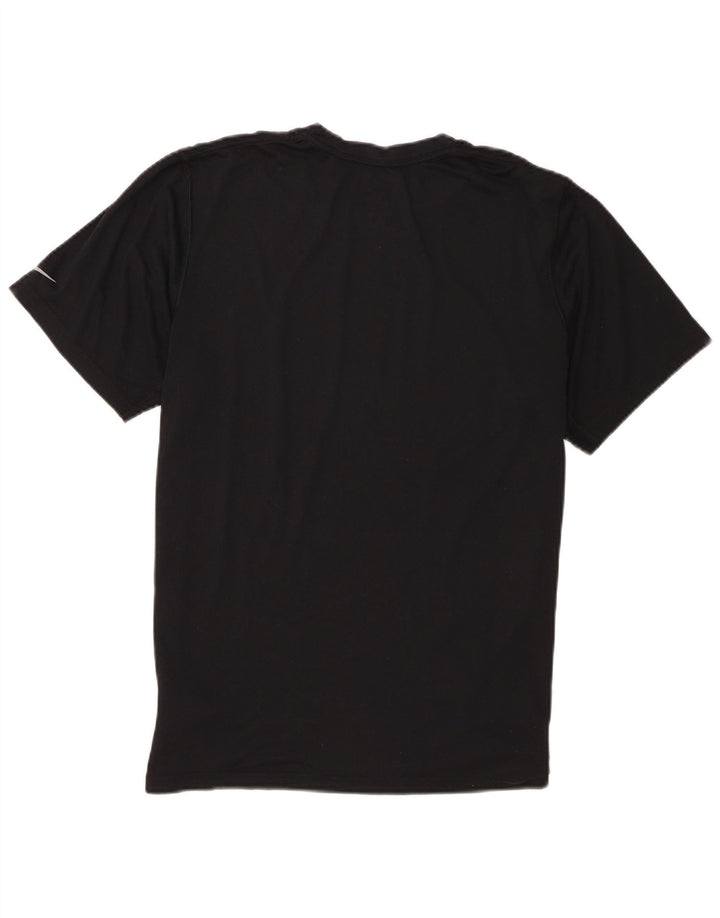Nike Herre Dri Fit Grafisk T-Shirt Top Medium Sort Polyester