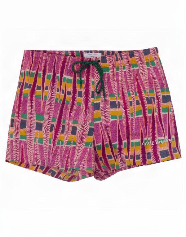 Best Company Dame Casual Shorts Large W32 Lilla Stribet