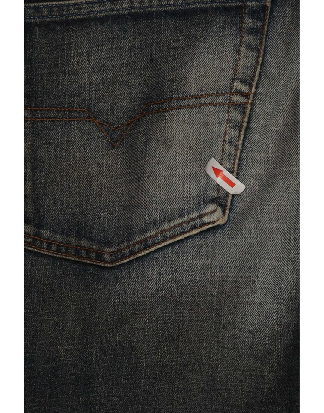 Diesel Straight Jeans til mænd W34 L34 Marineblå Bomuld