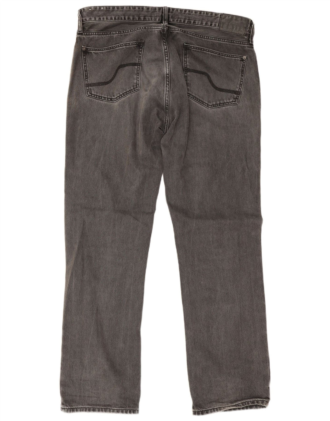 Fat Face Herre Straight Jeans W36 L32 Grå Bomuld