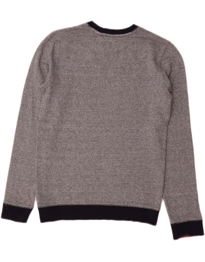 Reiss Sweatshirt til mænd, lille grå flækket viskose