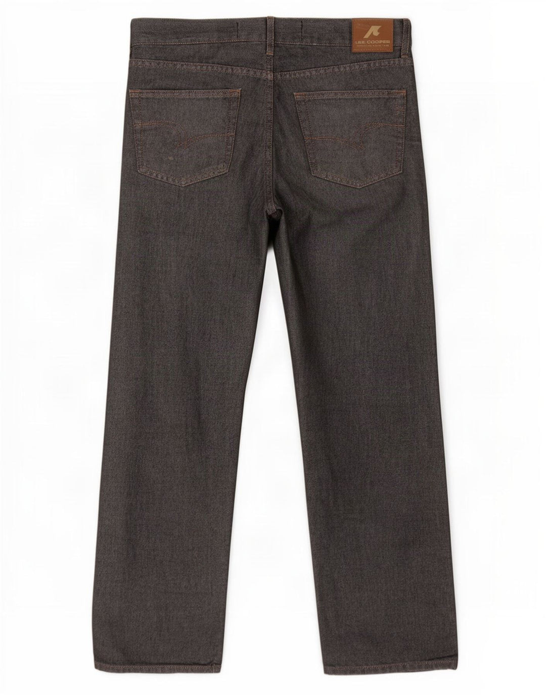Lee Straight Jeans til mænd W35 L29 Grå bomuld