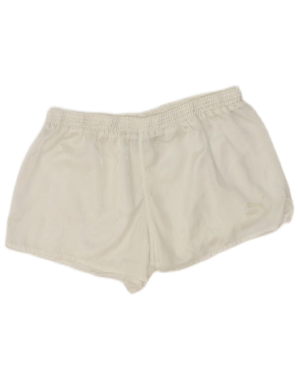 Puma Badeshorts til mænd store hvide polyamid