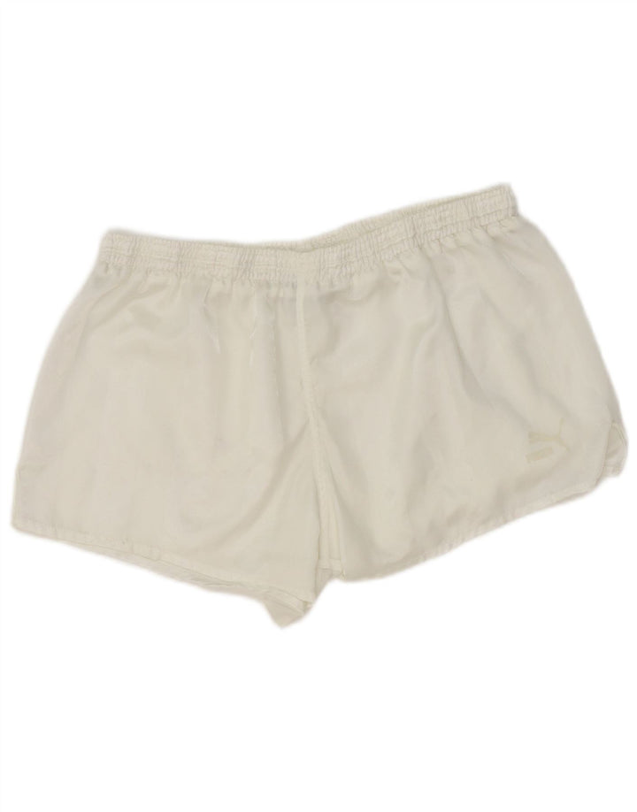 Puma Badeshorts til mænd store hvide polyamid