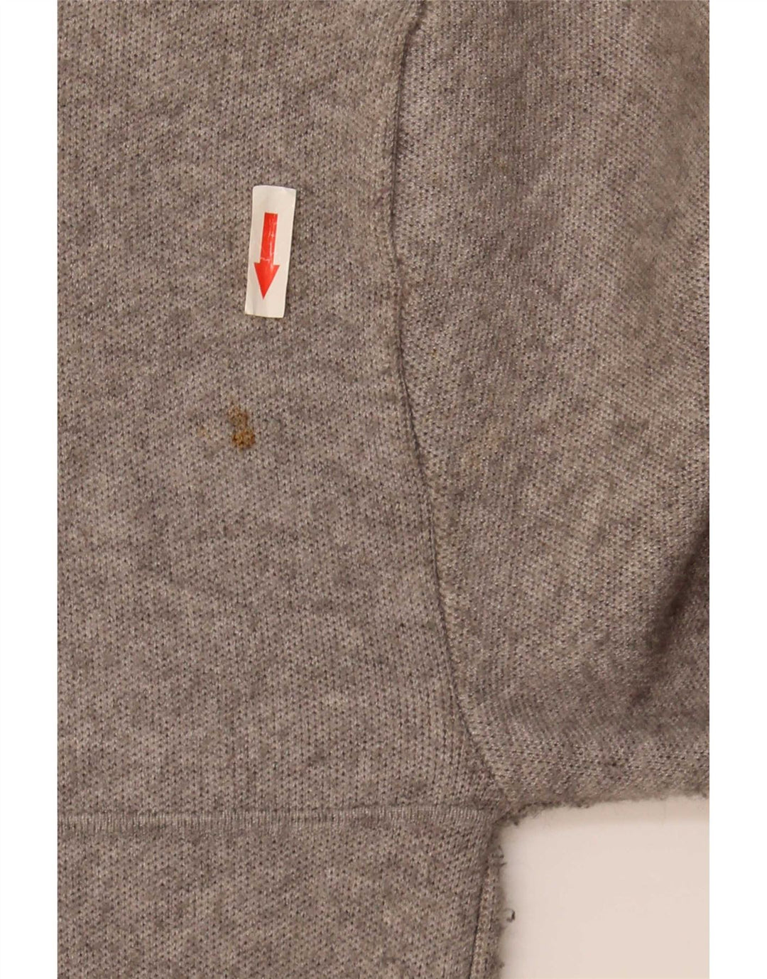 Zara Dame Oversized Overfrakke UK 10 Small Grå Flecked