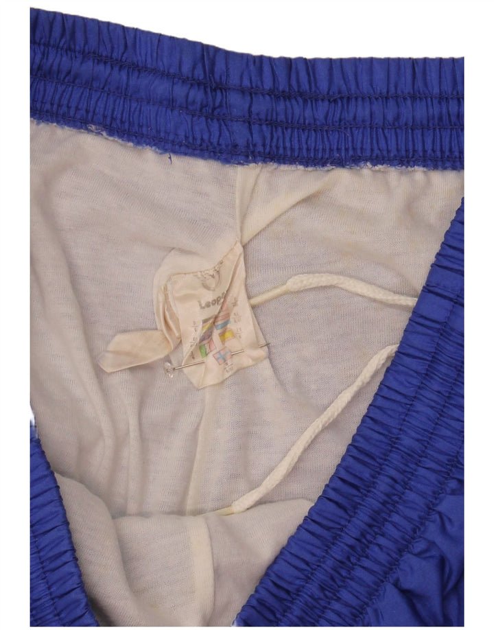 Leopard Herre træningsdragt Bukser Joggers UK 40/42 Medium Blue Colourblock
