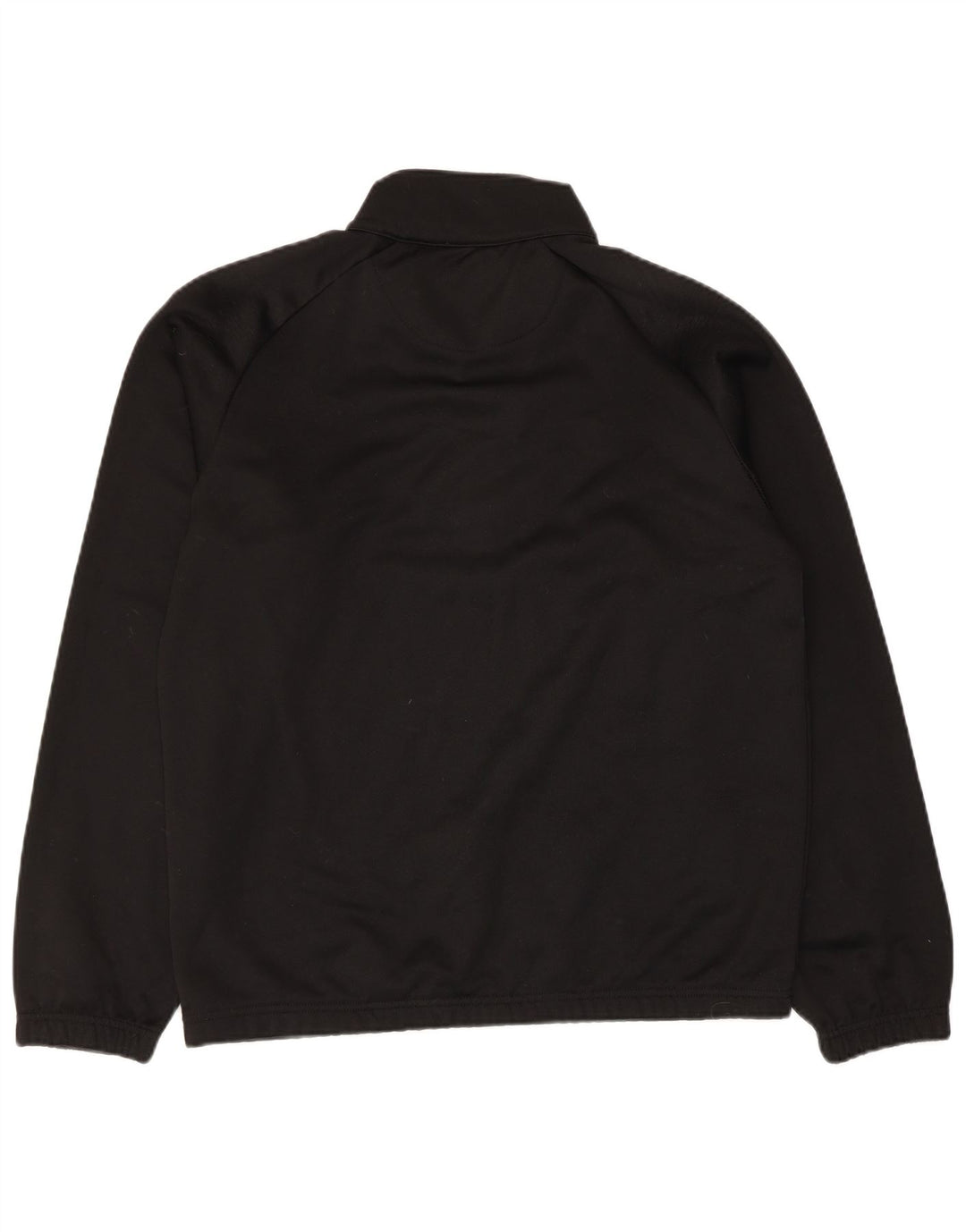 Kappa Herre Zip Neck Sweatshirt Jumper Large Sort Polyester