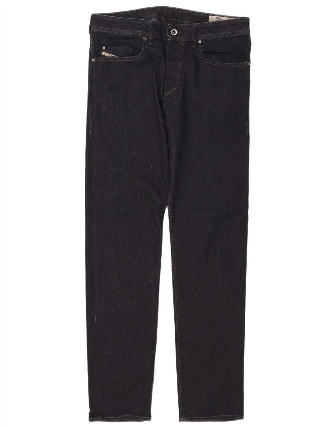 Diesel Dame Slim Jeans W32 L32 Marineblå Bomuld