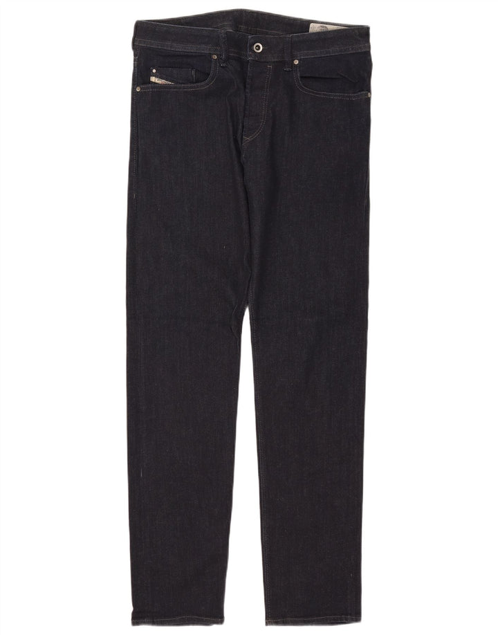 Diesel Dame Slim Jeans W32 L32 Marineblå Bomuld