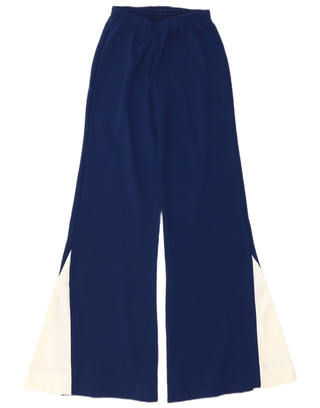MEDICO Dame Flare træningsdragt Bukser IT 40 Small Navy Blue Colourblock