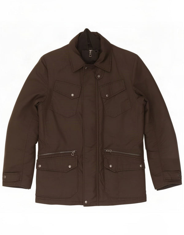 Geox Herre Utility Jacket UK 48 4XL Brun Polyamid