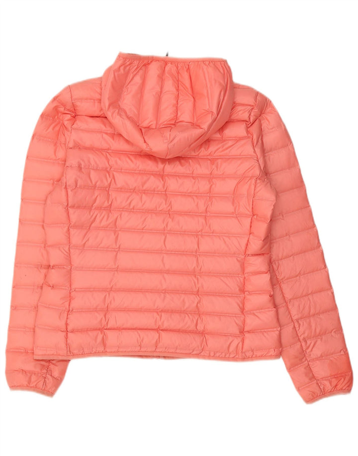 Adidas, polstret hættejakke til kvinder, UK 12/14 Medium Pink Polyester