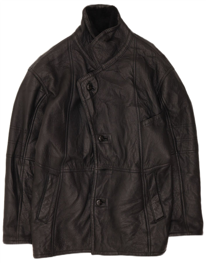 Vintage Herre Shearling Jacket IT 50 Large Black
