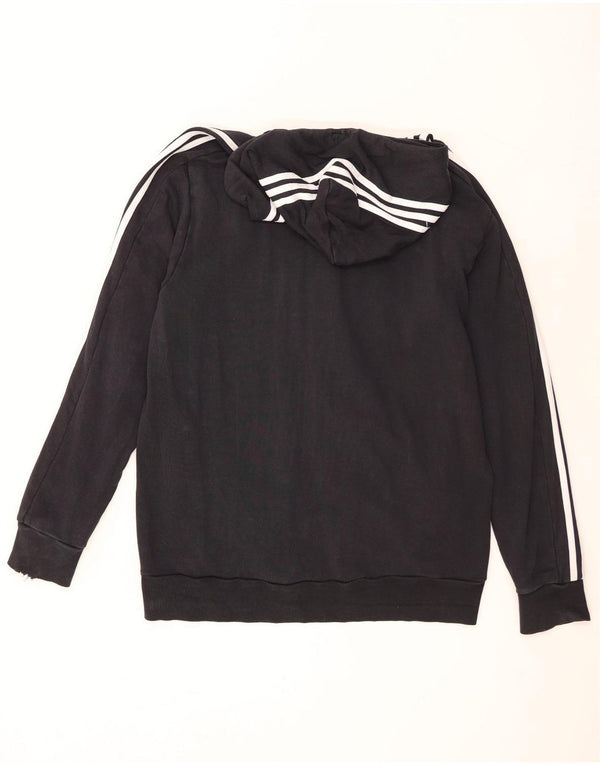 Adidas Hættetrøje med lynlås til mænd XL Sort bomuld