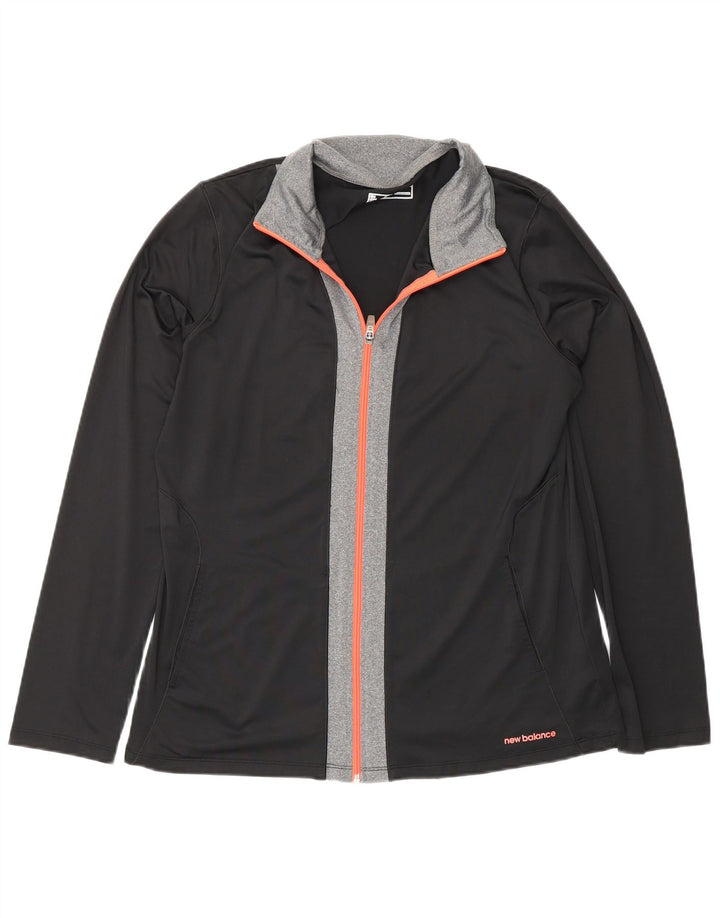 New Balance Herre træningsdragt Topjakke Stor sort Colourblock Polyester