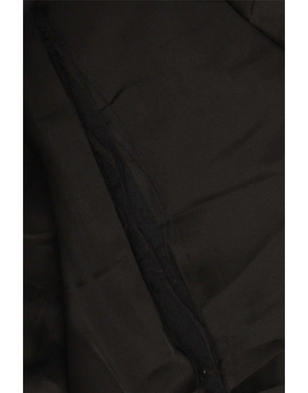 Zara Dame Oversized Overfrakke UK 10 Lille Sort