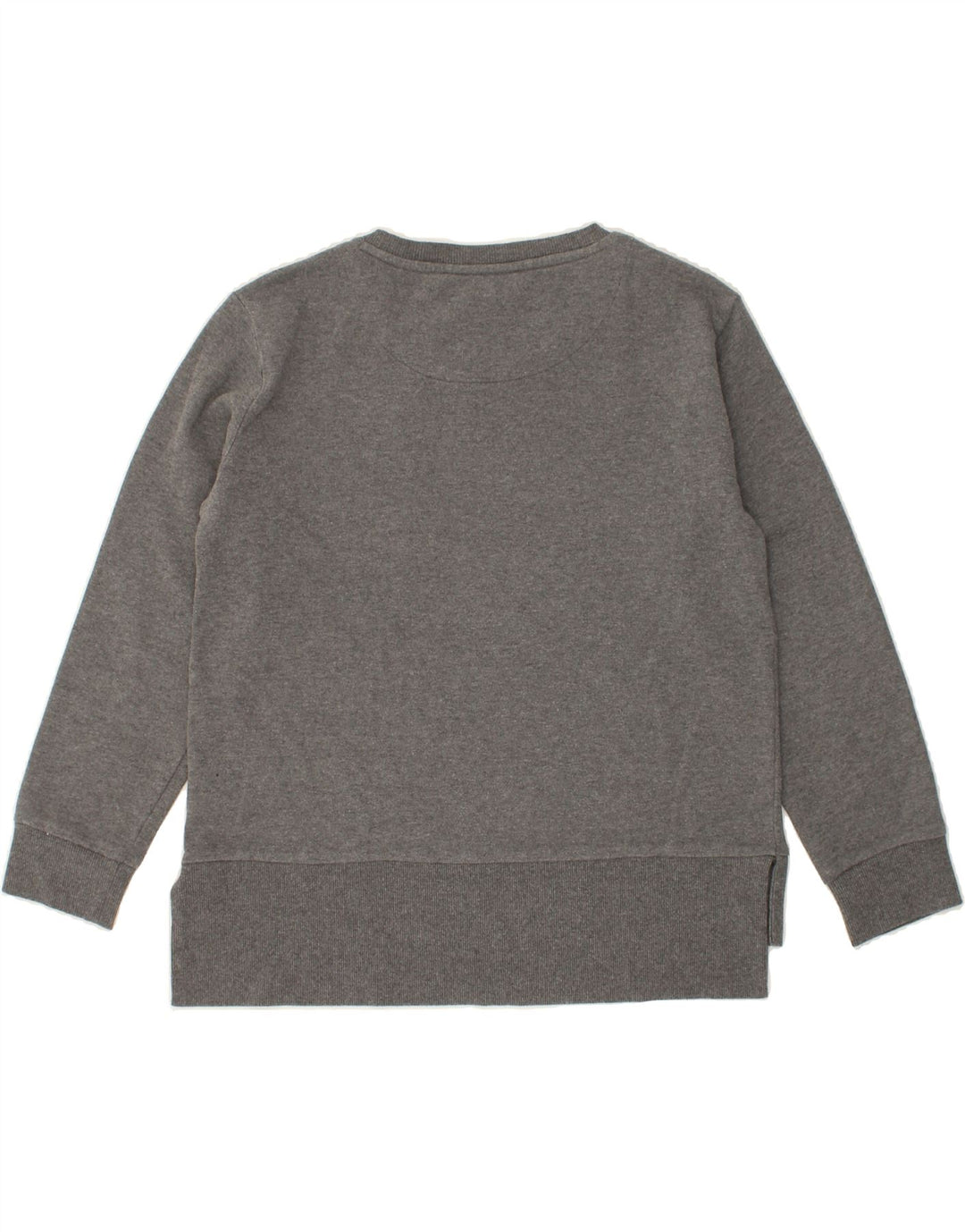 DKNY Womens Graphic Sweatshirt Jumper UK 14 Large Grey Cotton Vintage Dkny and Second-Hand Dkny from Messina Hembry 