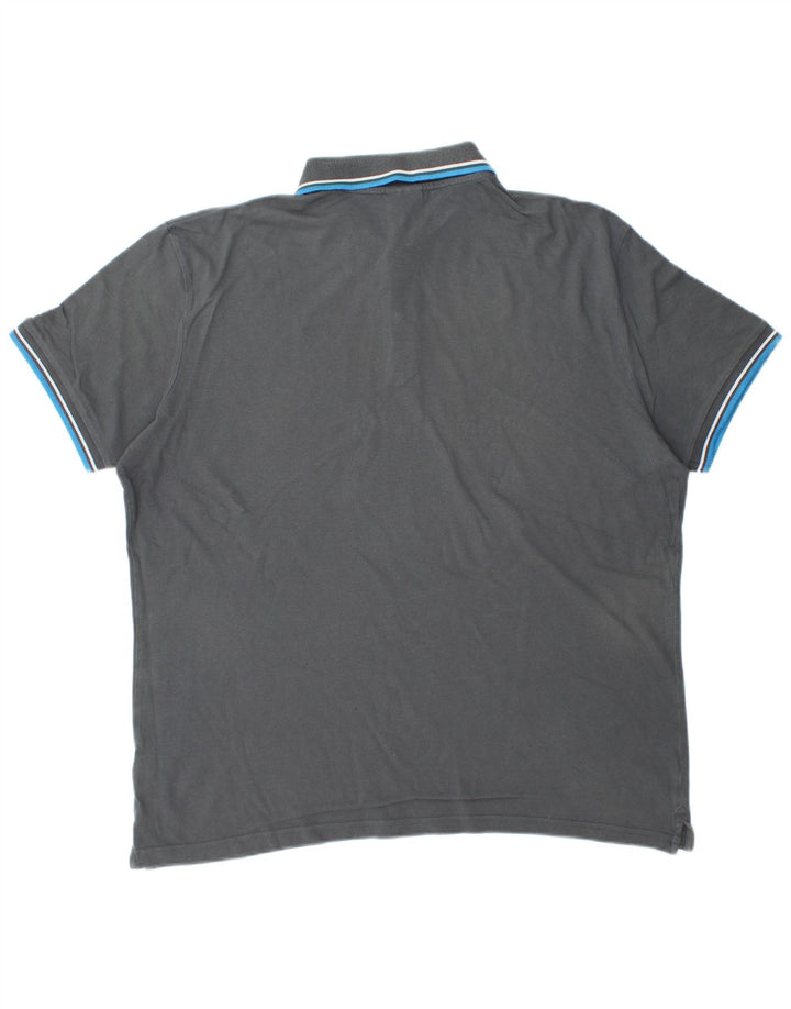 DIADORA Poloshirt til mænd XL Grå Bomuld