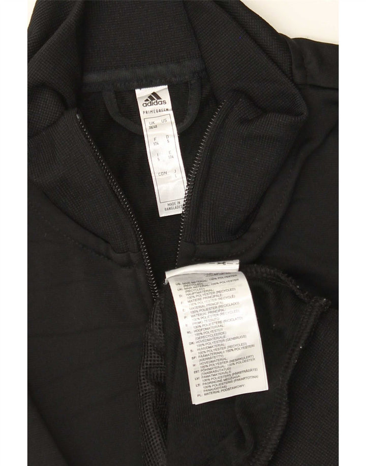 Adidas Herre grafisk træningsdragt Topjakke UK 38/40 Medium Sort Polyester