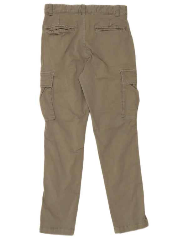 Zara Herre Slim Cargo Bukser EU 36 XS W29 L29 Khaki