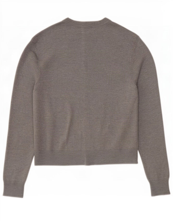 Marks & Spencer Dame Cardigan Sweater UK 12 Medium Grey