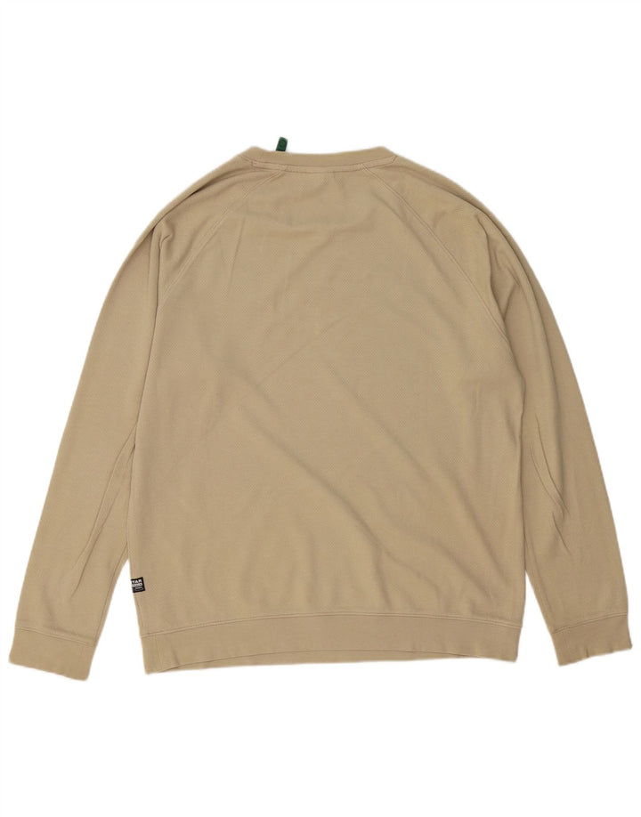 G-STAR Sweatshirt til mænd Medium Beige Bomuld