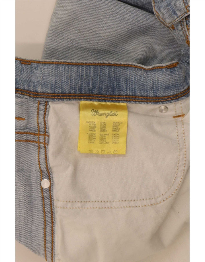 Wrangler Herre Texas Stretch Straight Jeans W42 L32 Blå Bomuld