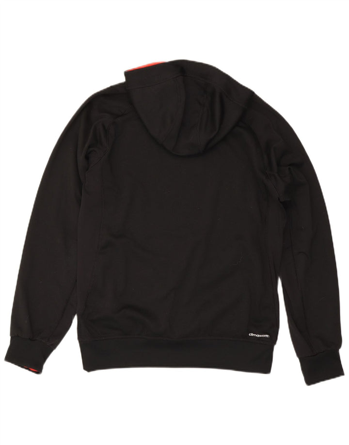 Adidas Herre Climawarm Hoodie Jumper Lille sort polyester