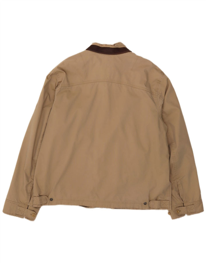 Timberland Herre Bomber Jacket UK 44 2XL Beige Bomuld