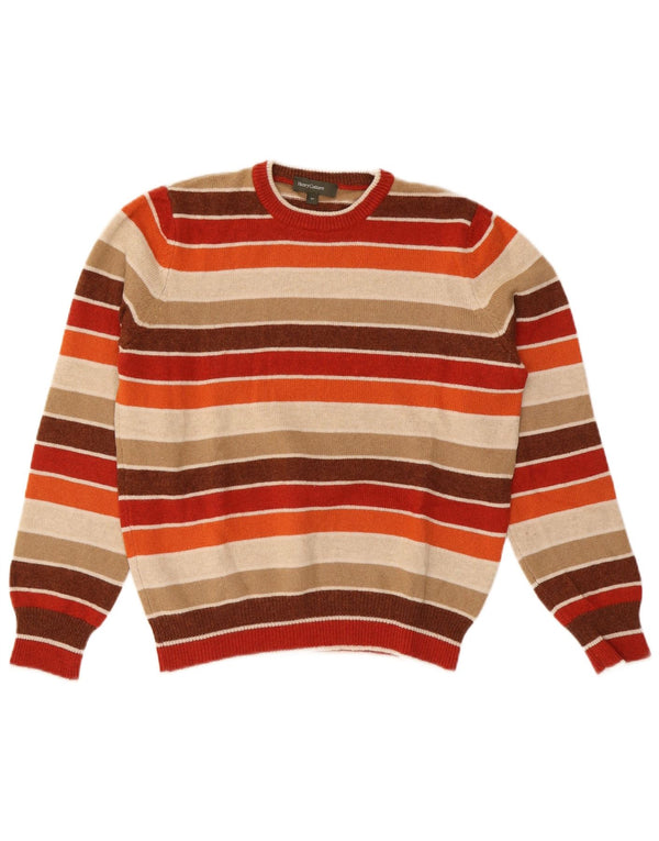 Henry Cottons Herre Crew Neck Jumper Sweater Medium Flerfarvet Stribet