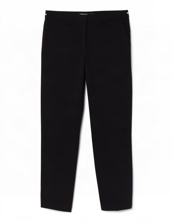 Zara Womens Slim Cropped Trousers Medium W28 L26 Navy Blue