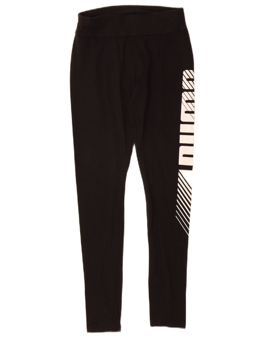 Puma Grafiske Leggings til kvinder UK 4 XS sort bomuld