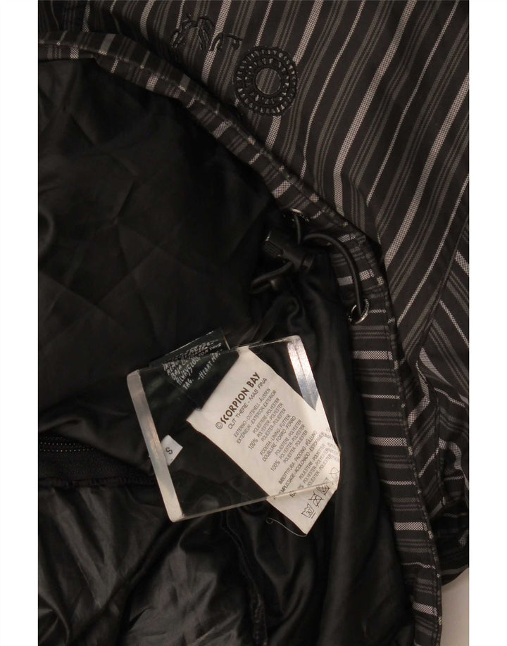 Scorpion Bay Herre Graphic Windbreaker Jacket UK 10 Small Gråstribet