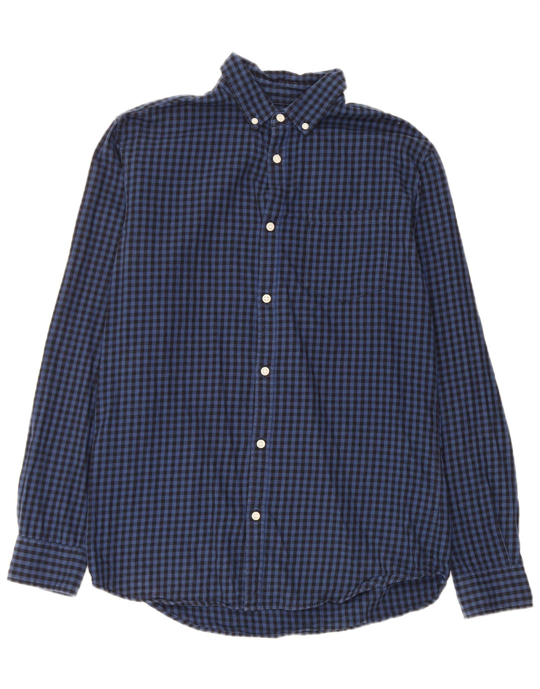 Jack & Jones Herreskjorte Medium Navy Blue Gingham Cotton