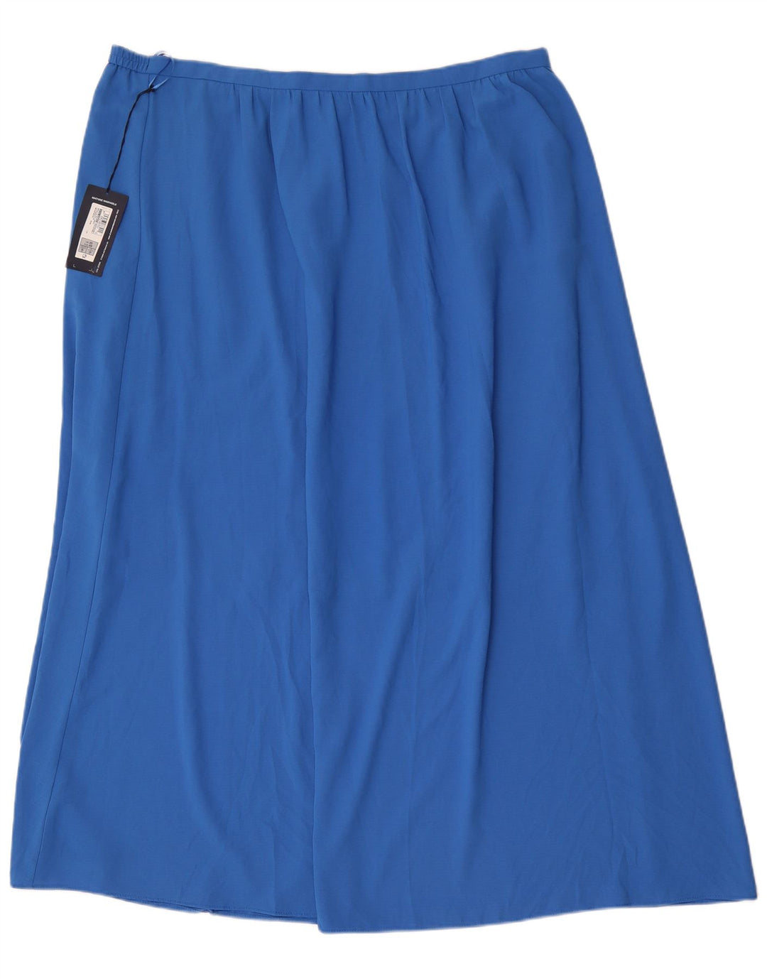 Marks & Spencer A-line nederdel til kvinder UK 20 2XL W40 Blå polyester