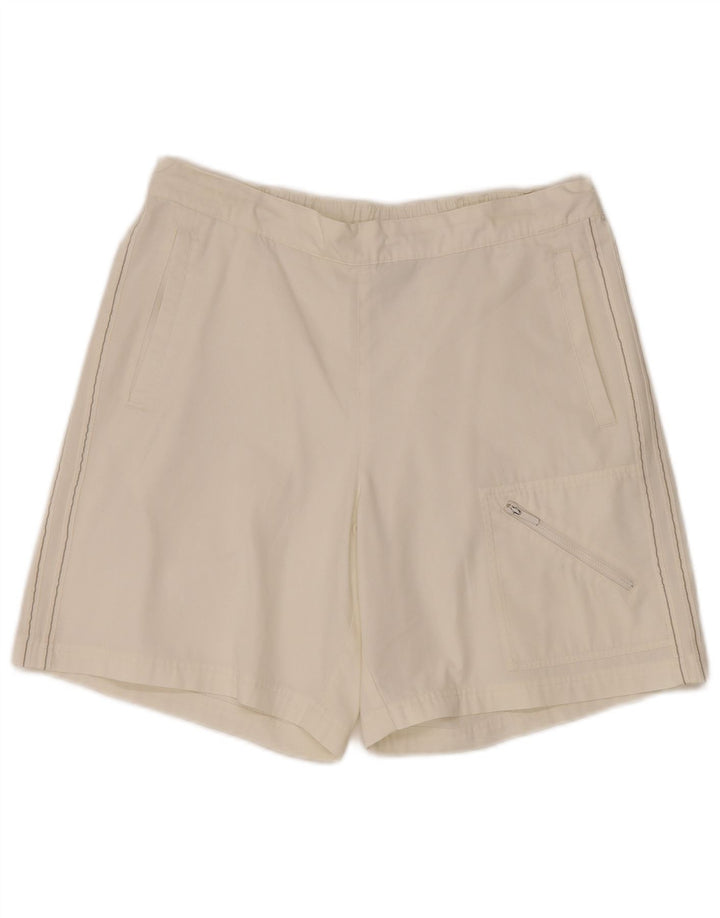 Adidas Graphic Cargo Shorts til kvinder Medium W34 Off White Polyester