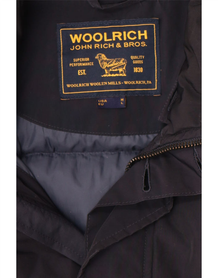 Woolrich Herre Polstret Frakke UK 38 Medium Navy Blue