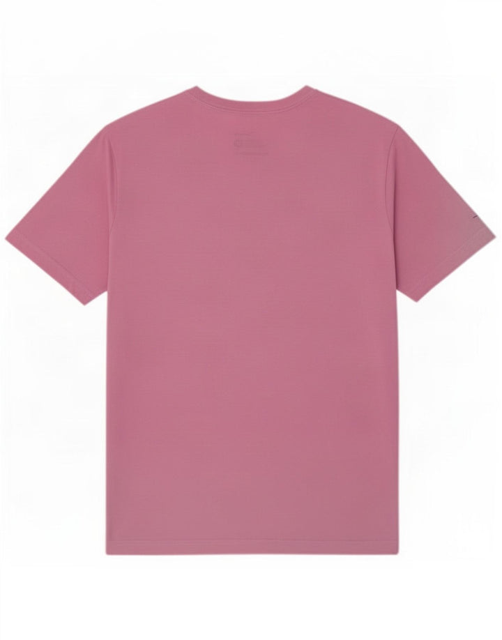 Nike Herre Regular Fit Grafisk T-shirt Top Medium Pink Polyester