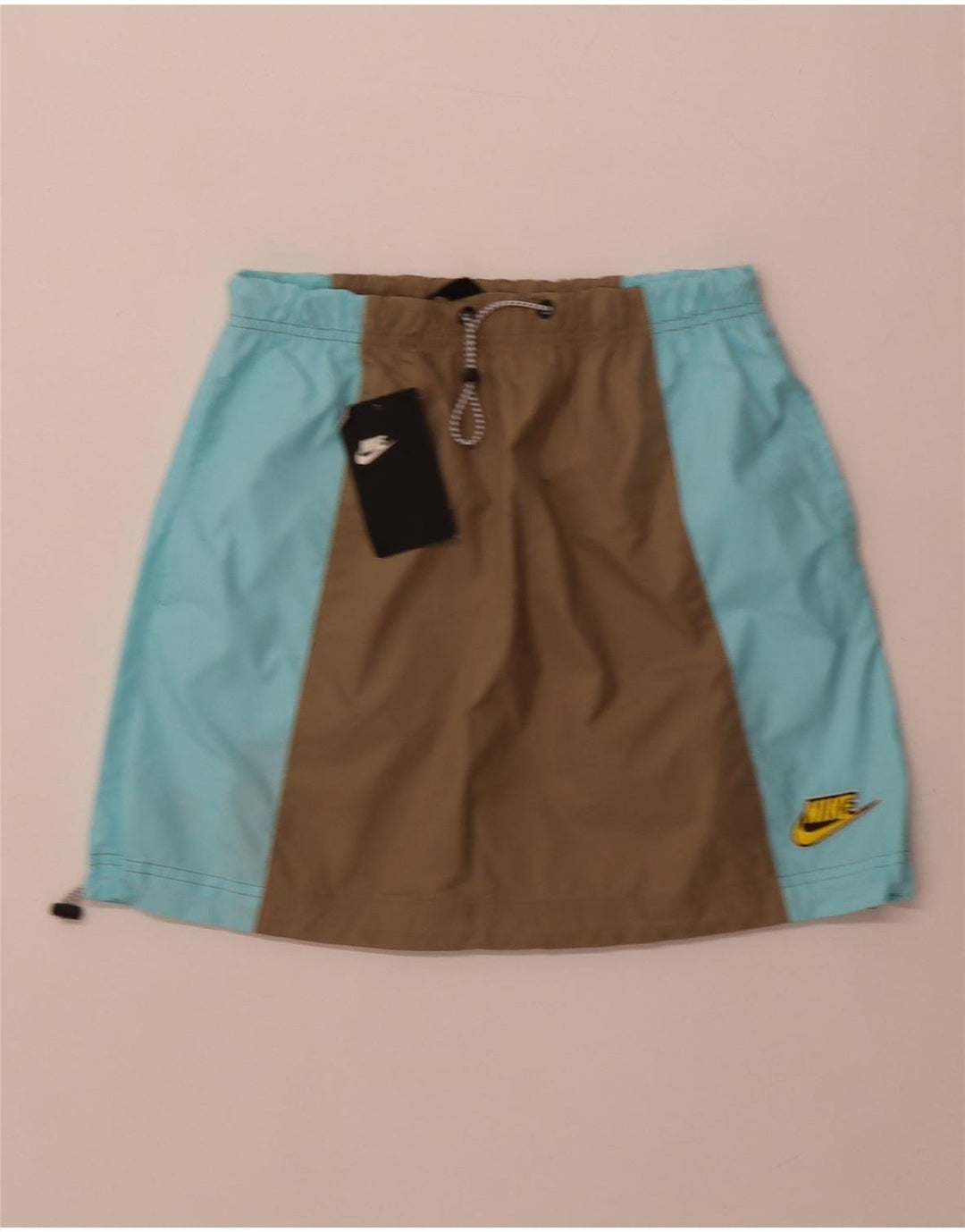 Nike damenederdel UK 6 XS Khaki Colourblock Polyester