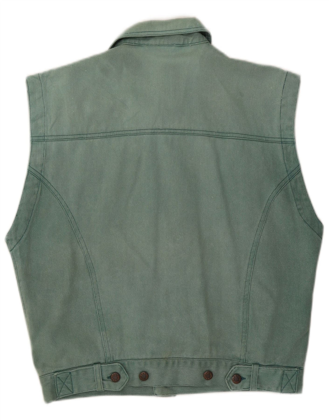 C&A Herre Denim Gilet UK 36 Small Blue Cotton